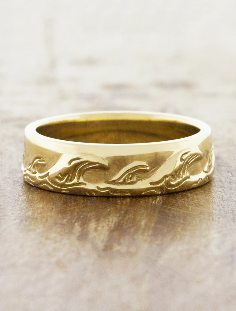caption:Shown in 6mm and 14k yellow gold