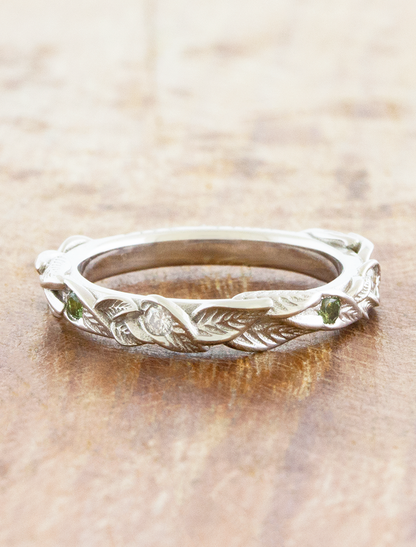 Peri - Custom Organic Wedding Band