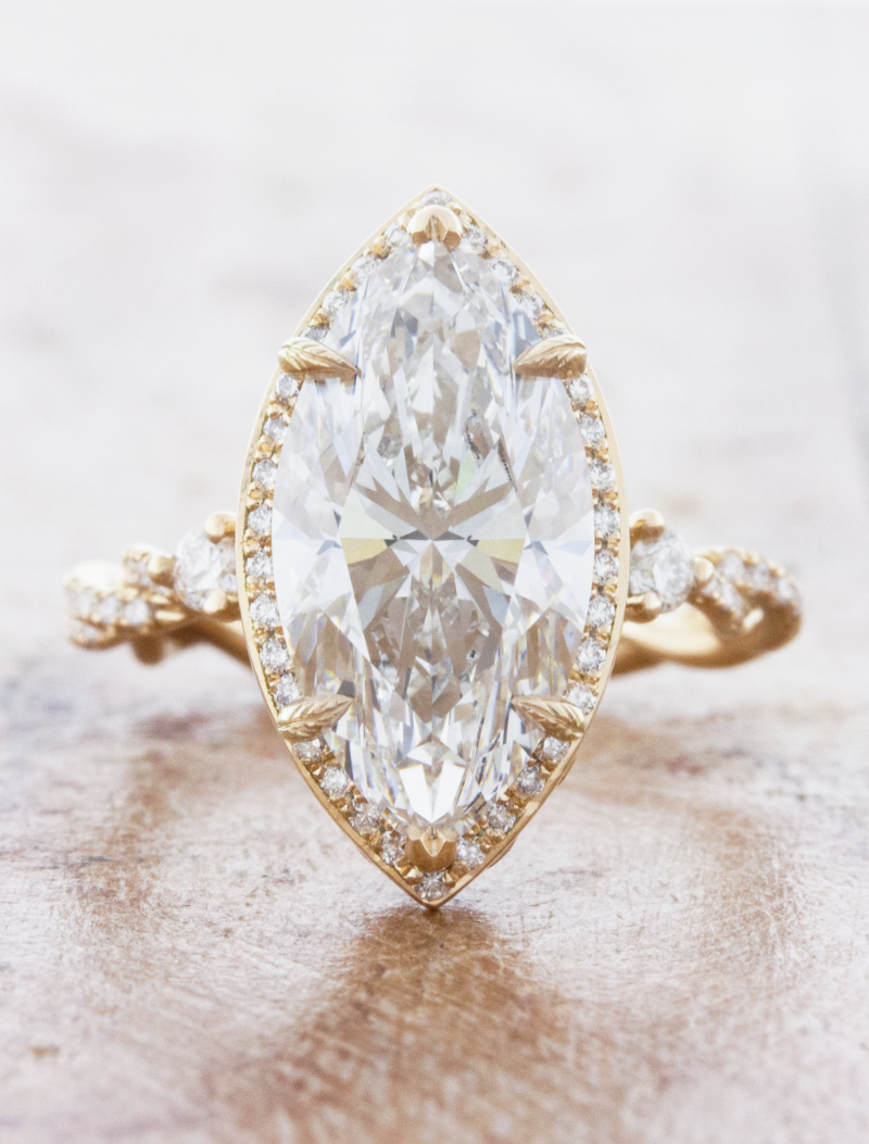 caption:4ct marquise diamond