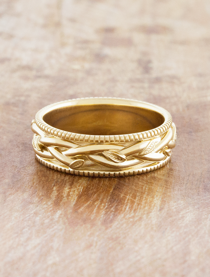 caption:Shown in 14k yellow gold 