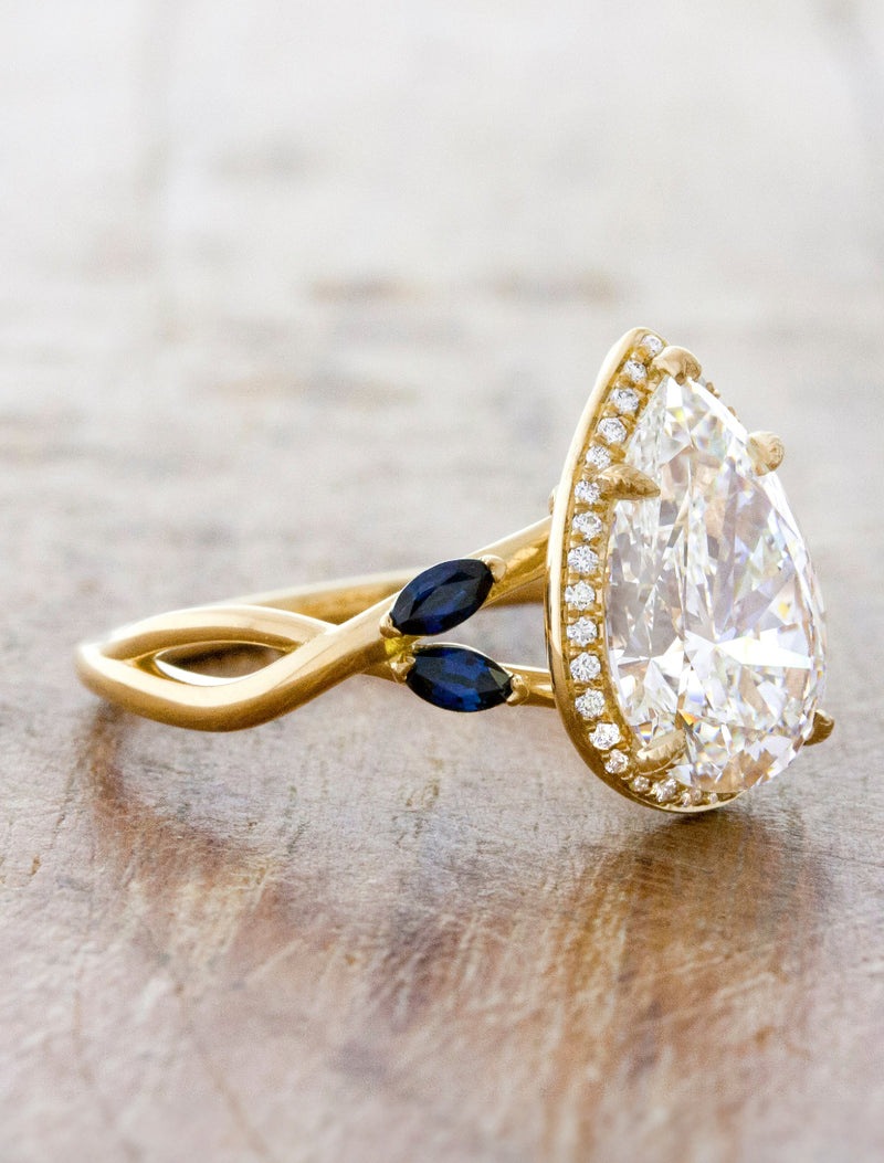 Elvina - 4.26ct Pear Lab Grown Diamond