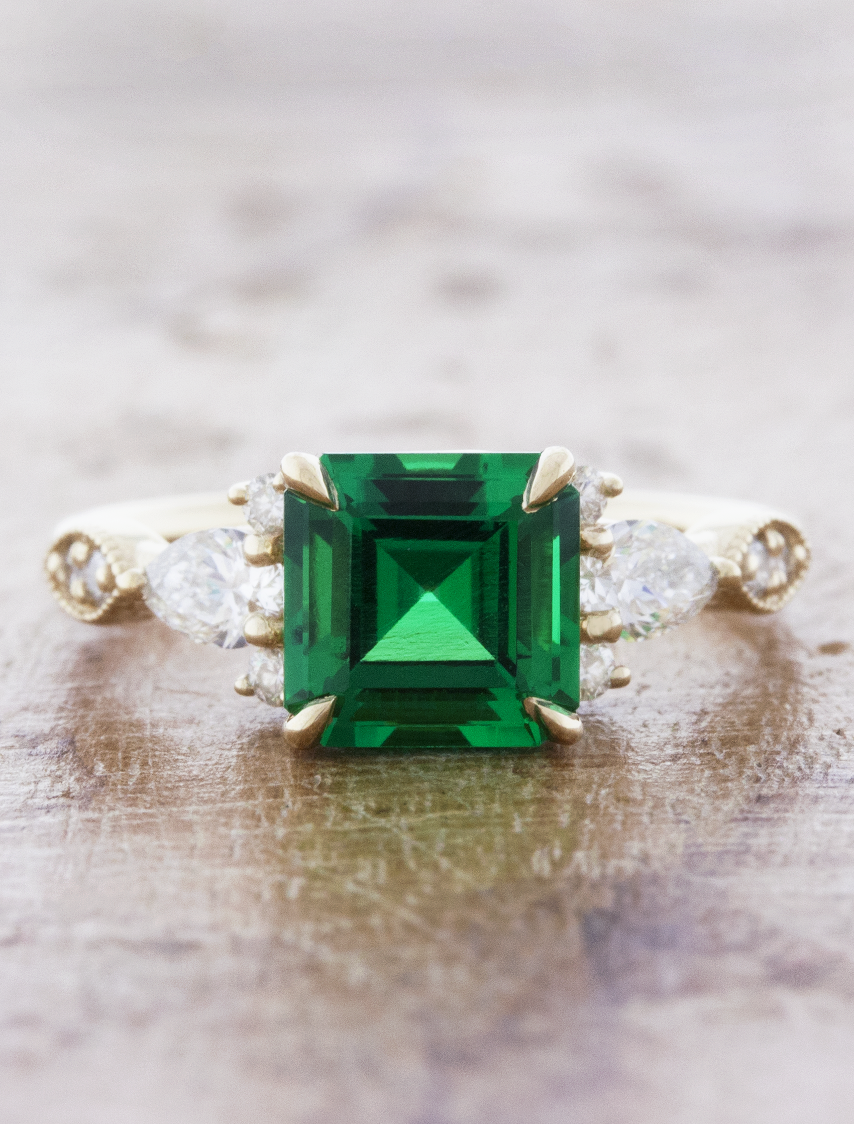 caption:1.5ct asscher cut emerald gem