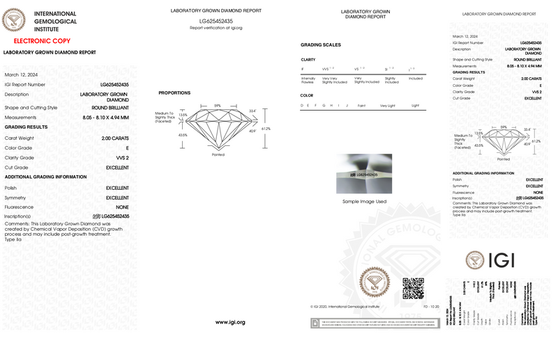 Rachael - 2.00ct Round Lab Grown Diamond