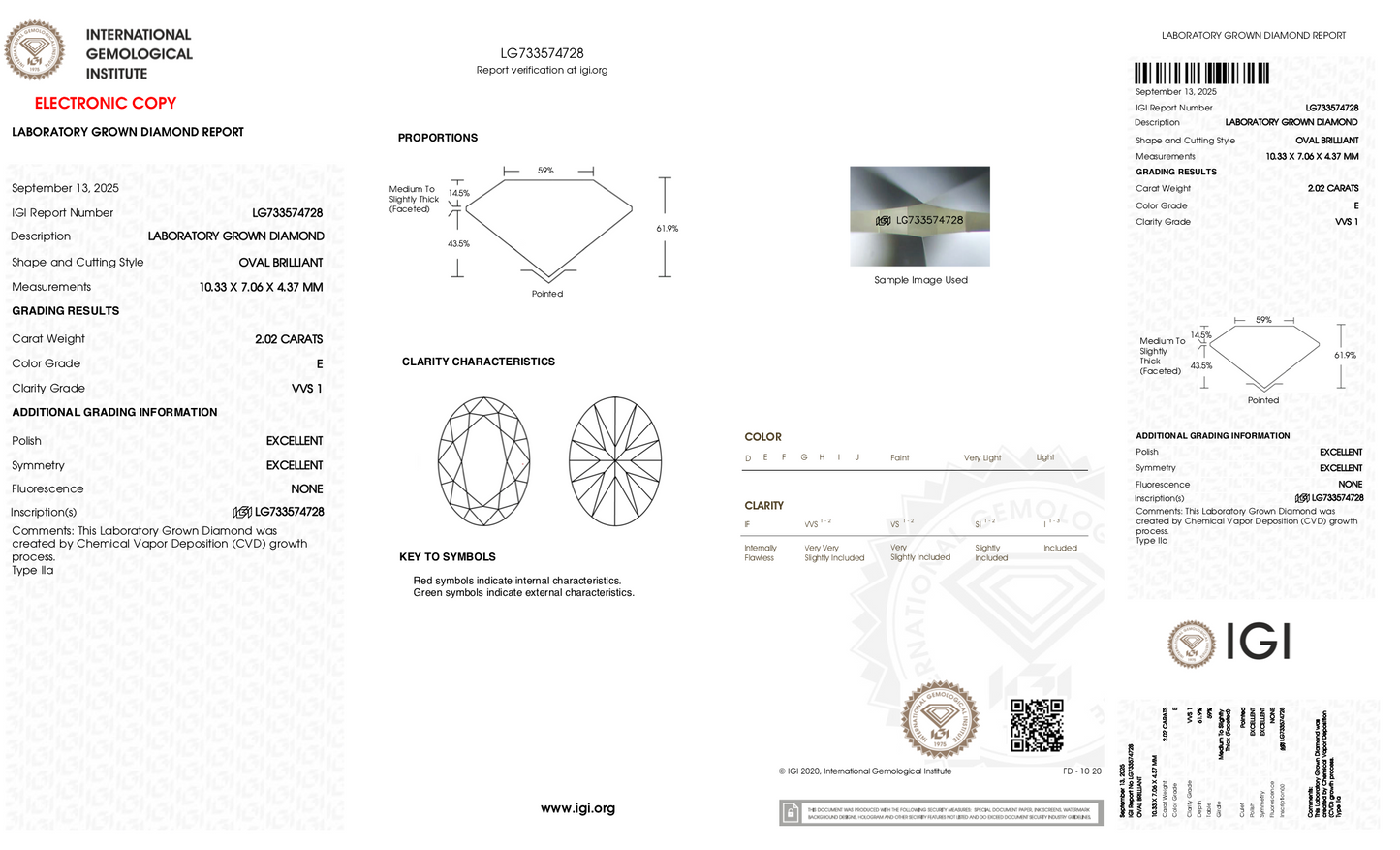 Salomé - 2.02ct Oval Lab Grown Diamond
