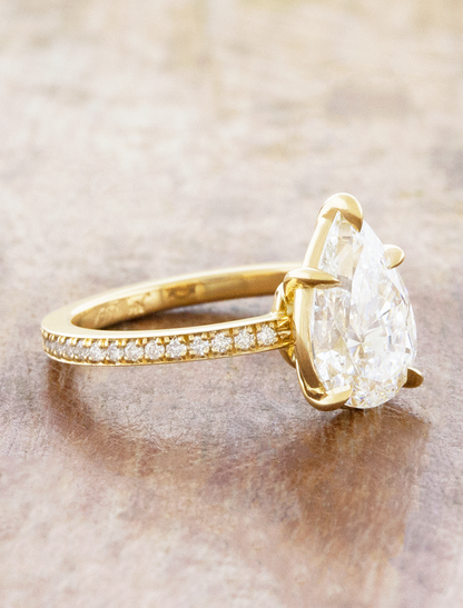Lauren - 2.08ct Pear Lab Grown Diamond