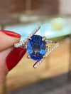 caption:Shown with 2.75ct oval sapphire in 14k yellow gold