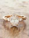 caption:Shown with 1.7ct oval diamond in 14k rose gold
