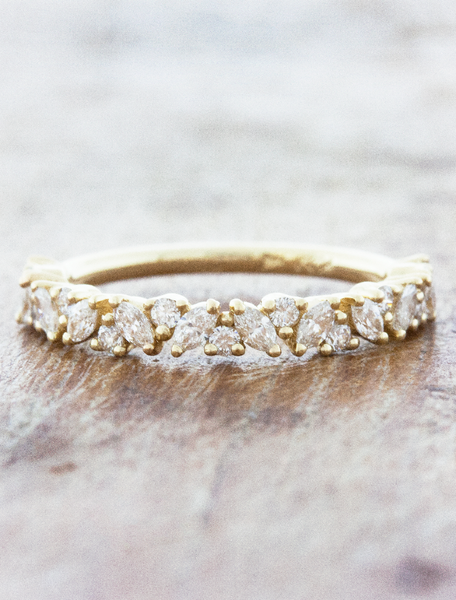 Vintage diamond 2025 wedding band