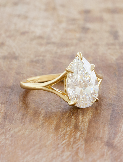 Mylex - 2.55ct Pear Lab Grown Diamond