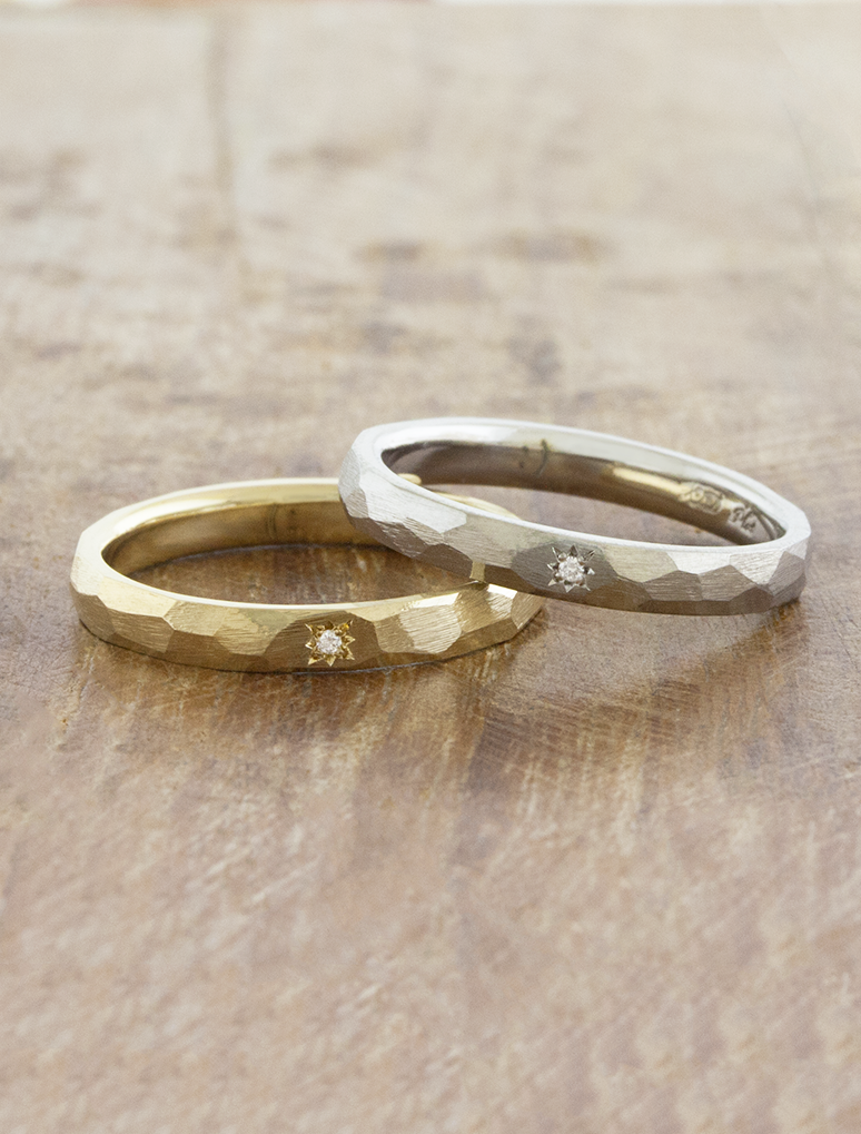 caption:Shown in 14k yellow gold & platinum