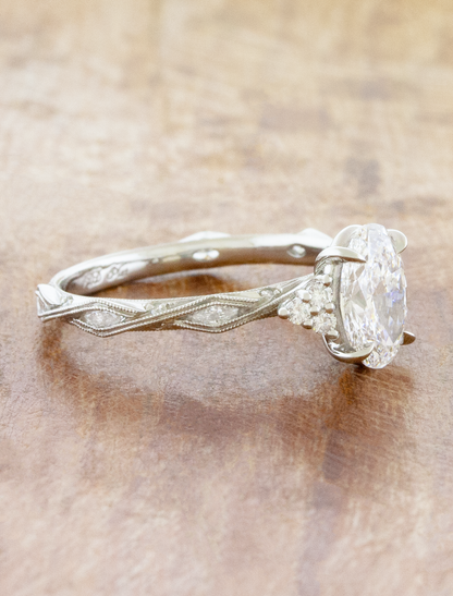 Odelia - 1.55ct Oval Lab Grown Diamond