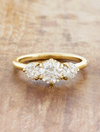 caption:Shown with 1ct center stone in 14k yellow gold 