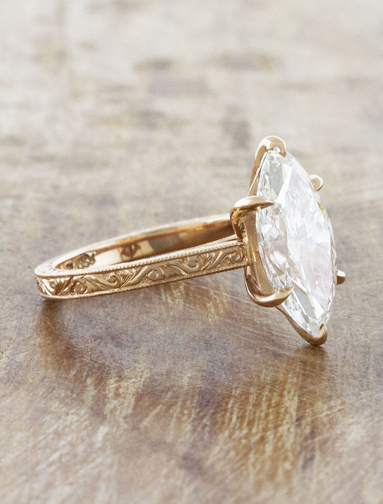 Simone - 3.53ct Marquise Lab Grown Diamond