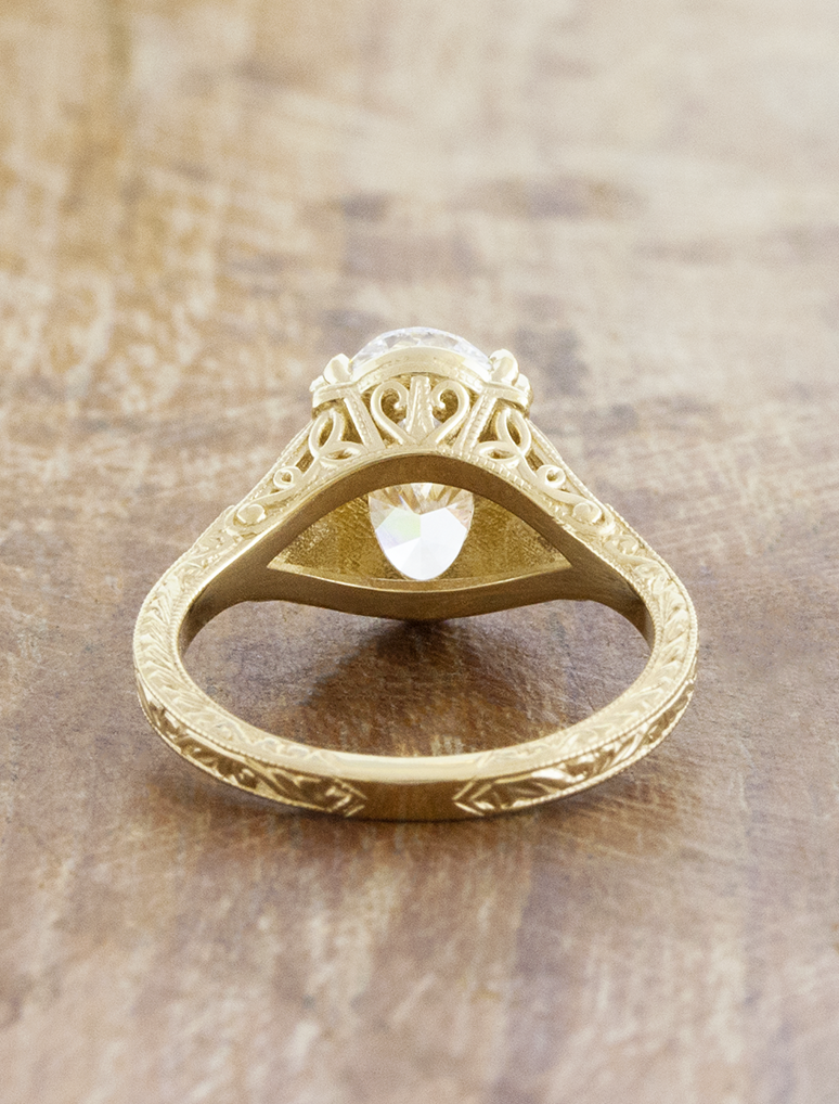 Skyla Sapphire - 2.62ct Oval Lab Grown Diamond