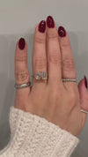 caption:Shown with 1.2ct pear & 1.75ct emerald cut diamonds in yellow gold