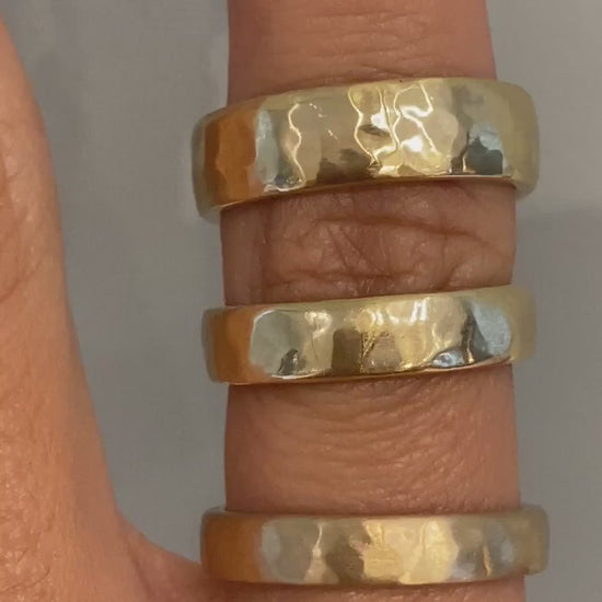 caption:Shown in 4, 5, & 6,, wodths in 14k yellow gold