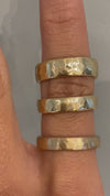 caption: 
Shown in 4, 5, & 6, widths in 14k yellow gold