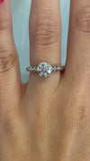 caption:Shown with 1ct round diamond in platinum