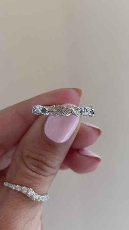 Peri - Custom Organic Wedding Band