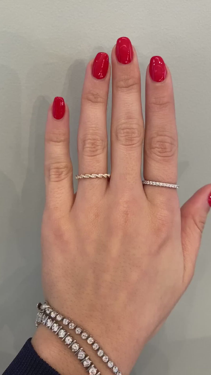 caption:Shown with full diamonds in 14k yellow gold 