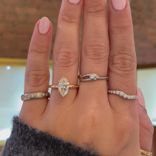 caption:Shown with 1.5ct marquise in 14k yellow gold