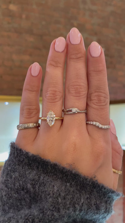 caption:Shown with 1.5ct marquise in 14k yellow gold