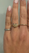 caption:Shown with kite cut diamond in yellow gold