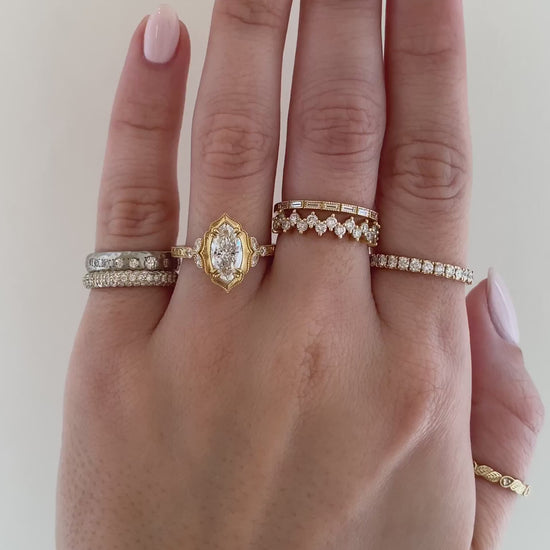 caption:Shown with 1.2ct marquise in 18k yellow gold 