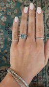 caption:Shown with 3ct oval aquamarine in platinum