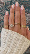 caption:Shown with 1ct oval diamond in platinum