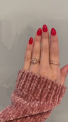 caption:Customized with 2.50ct round morganite in 14k rose gold
