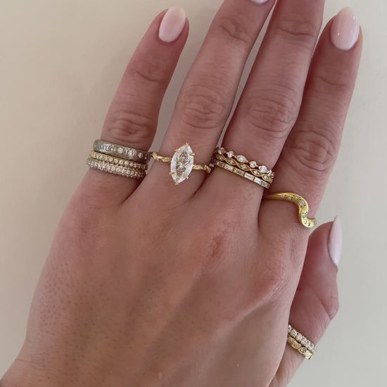 caption:Shown with 1.5ct marquise in 14k yellow gold 