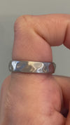 caption:Shown in 6mm width in platinum, satin finish