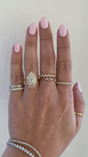 caption:Shown with 0.77ct oval diamond in 14k yellow gold