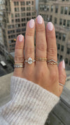 caption:Shown with 2ct pear diamond in 14k yellow gold
