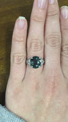 caption:Shown with oval sapphire in platinum
