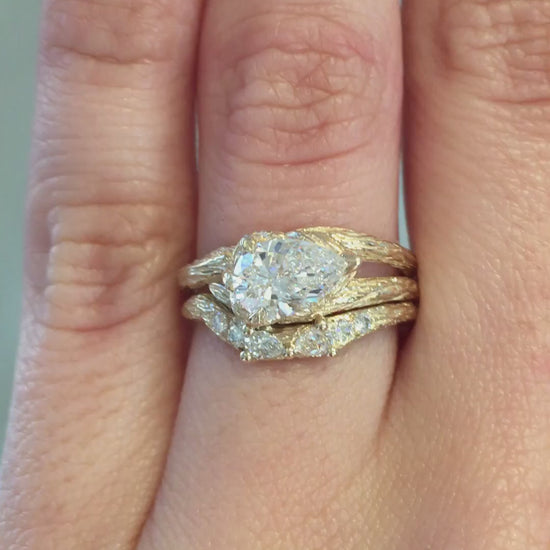 caption:Shown with Luu engagement ring