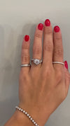 caption:Shown with 2ct round diamond in platinum