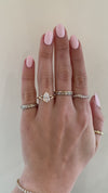 caption:Shown with 2ct pear in 14k yellow gold 