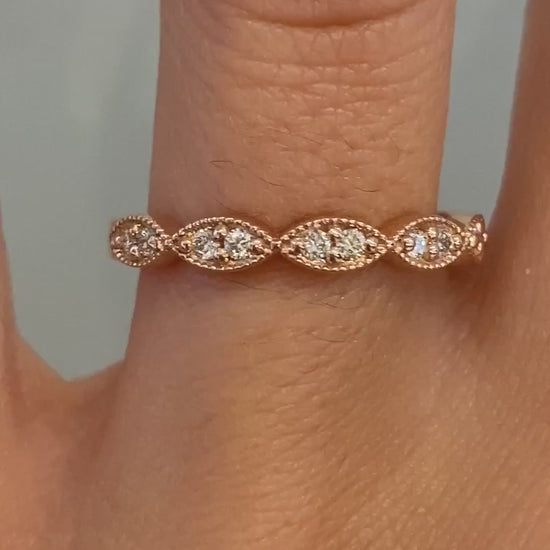 caption:Shown in 14k rose gold