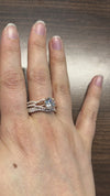 caption:Stacked with Jasmine engagement ring