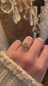 caption:Shown with 1.7ct round diamond in 14k yellow gold