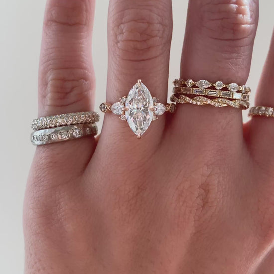 caption:Shown with 2ct marquise in 18k rose gold