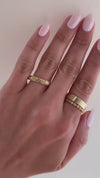 caption:Shown in 14k yellow gold