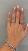 caption:Shown with 0.65ct kite cut diamond in 14k yellow gold