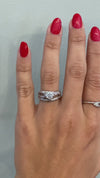 caption:Shown in platinum with Nessie wedding band