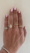 caption:Shown with 2ct marquise diamond in 18k yellow gold