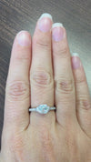 caption:Shown with asscher cut diamond in platinum