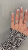 caption:Shown with 1.55ct cushion cut diamond in platinum
