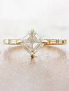caption:Shown with 1.75ct asscher cut diamond in 14k yellow gold